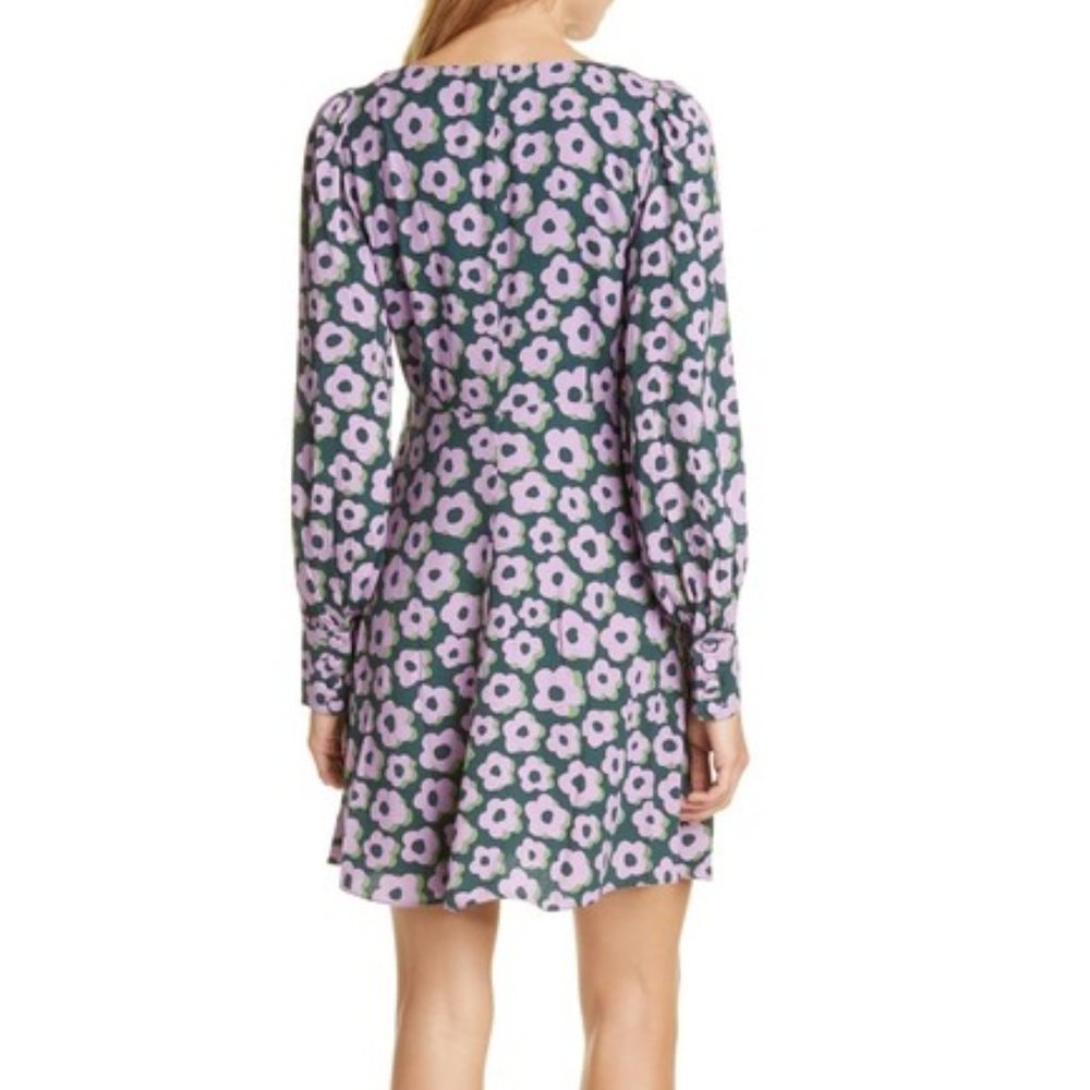 Kate Spade Flaire Flora Fluid Mini Dress NWT - Picture 3 of 6